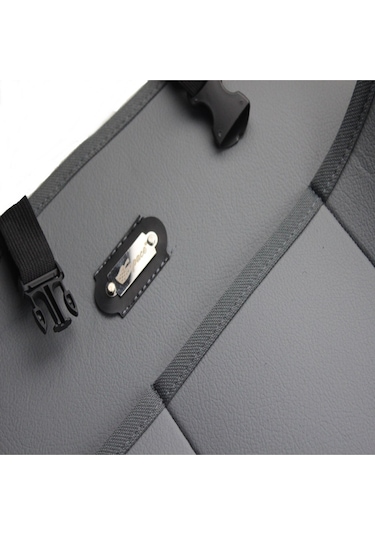 Volkswagen Caddy Araç İçi Deri Koltuk Arkası Organizer Düzenleyici Koruyucu Gri