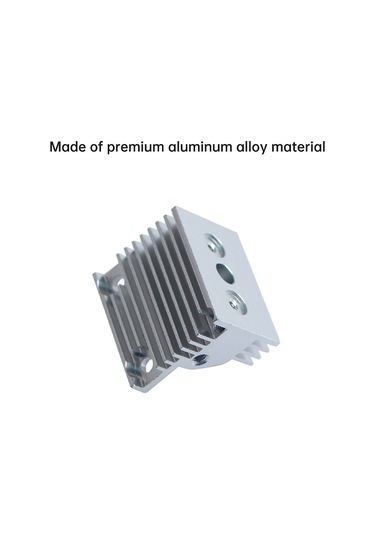 Fosenze Crealıty K1c/k1 Max Uyumlu 3d Yazıcı Ekstruder Isı Sinki - Alüminyum Malzeme - Bütünleşik Nozl Isı Ucu İçin Soğutucu Blok