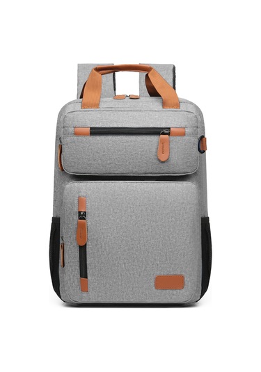 Jeemson Erkekler İçin 15.6" Laptop Bölmeli, Suluğa Dayanıklı, Geniş Depolama, Ergonomik Sırtlı, Çok Amaçlı Seyahat-iş Sırt Çantası Gri Gri