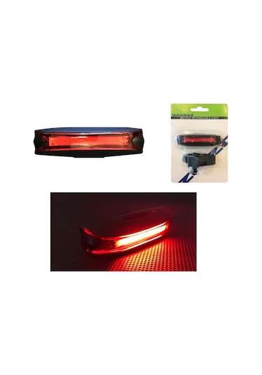 Zozo Usb Şarjlı 65 Lümen Led Güçlü Arka Stop Siyah