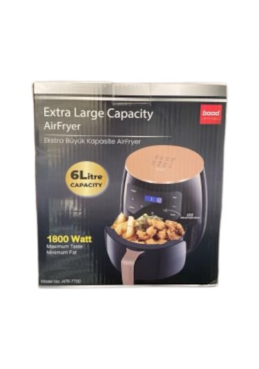 Bood AFR-7700 Extra Large Airfryer Fritöz