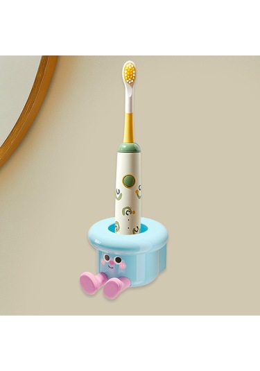 Homyl Diş Fırçası Tutucu Duvara Monte Banyo Düzenleyici Otel Mavi