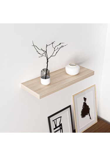 Minarmobilya Minar Gizli Tutuculu Duvar Rafı 60 Cm - Sonomo