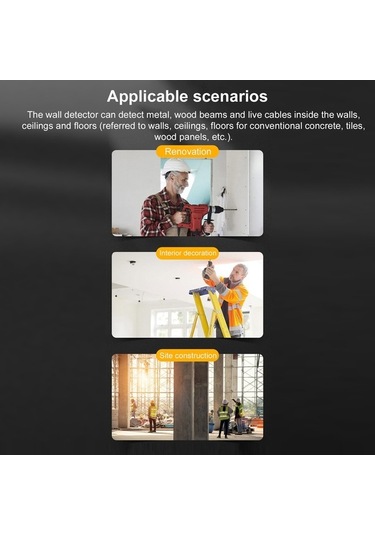 Pazly Ahşap Kiriş Dedektörü, Lcd Aydınlatmalı Dijital Duvar Tarayıcı, Metal Ve Tel Algılama
