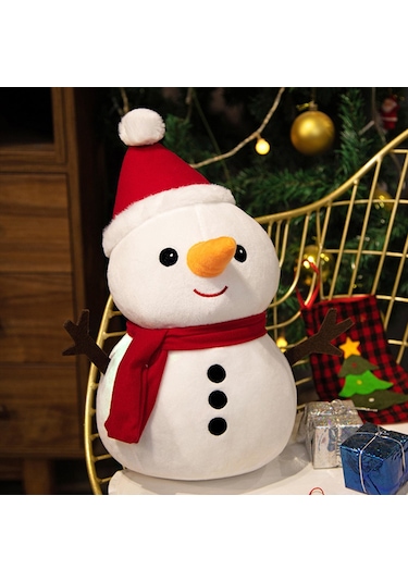 Suntek Yılbaşı Peluş Oyuncak Hediyeleri Yastık Oturma Odası Için Kardan Adam