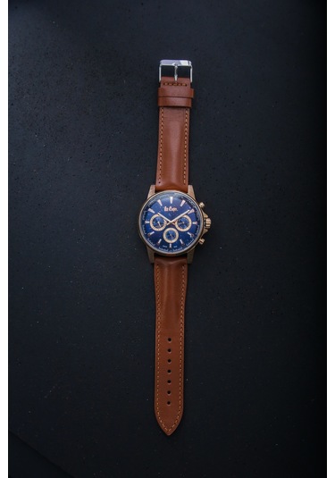 Hakiki Deri 22mm Akıllı Pimli Saat Kordonu Kahverengi