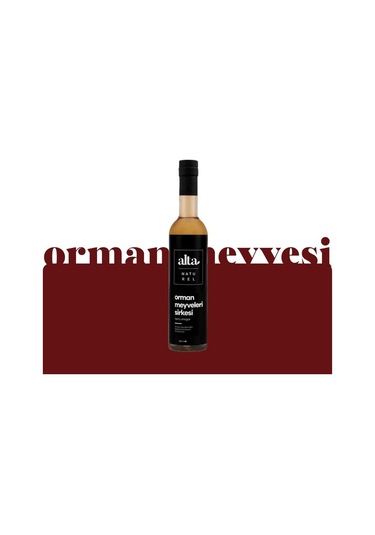 Alta Naturel Doğal Fermente Orman Meyveleri Sirkesi 250 ML