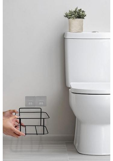 Okyanus Home Eko Magic Askılı Kare Mina Çöp Kovası Siyah