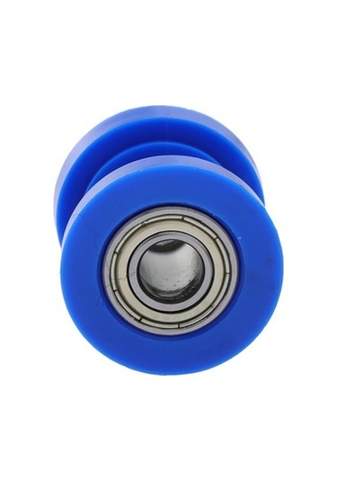 Zcjb Magideal Motosiklet 10mm Zincir Kasnak Gergi Kılavuz Tekerlek Araba Mavi