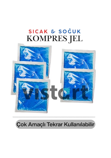 Vistart Soğuk Kompres Buz Jeli 10'lu 13 x 13 CM
