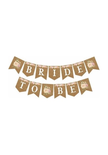 Bride To Be Banner Kraft