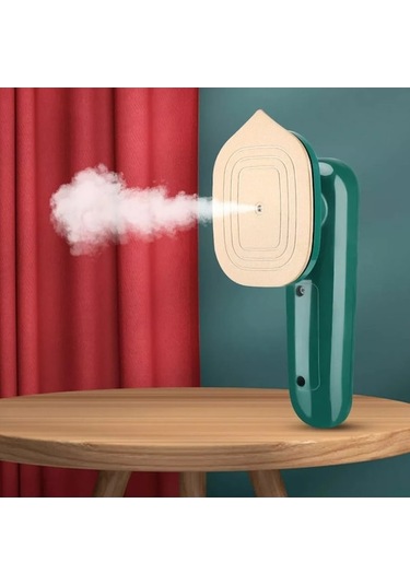 Yeşil Ev Tipi El Tutan Buhar Kazanıcı - Mini Taşınabilir Ütü, Su Sızıntısı Önleyici, Hızlı Isınma, Avrupa Standartı