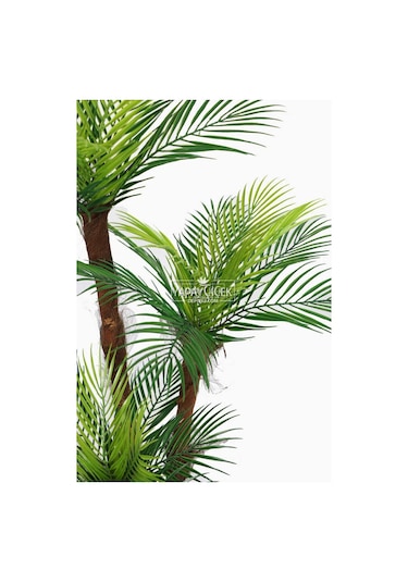 Yapay Palmiye Ağacı 3 Gövdeli 27 Yaprak 150 Cm Saksılı