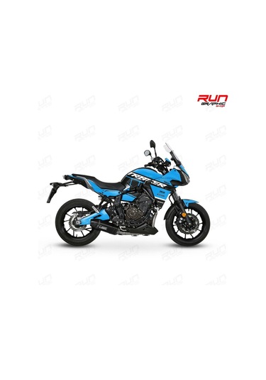 Yamaha Tracer 700 Wrıtıng Graphic Kit Sticker Set Mavi