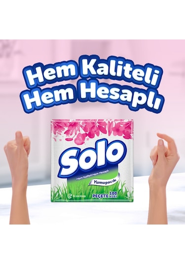 Solo Süper Peçete 6 x 100'lü