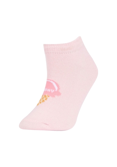DeFacto Kız Çocuk 7'li Pamuklu Gün Detaylı Patik Çorap X1885A6NSKR1 DeFacto Kız Çocuk 7'li Pamuklu Gün Detaylı Patik Çorap X1885A6NSKR1