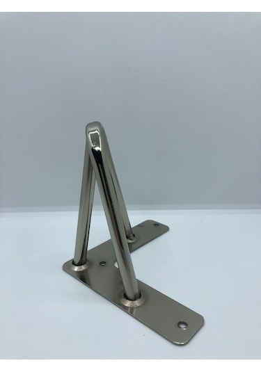 Metal,12 12 12 Cm Krom Kaplama Koltuk,dolap,baza, Ayağı 4 Adet