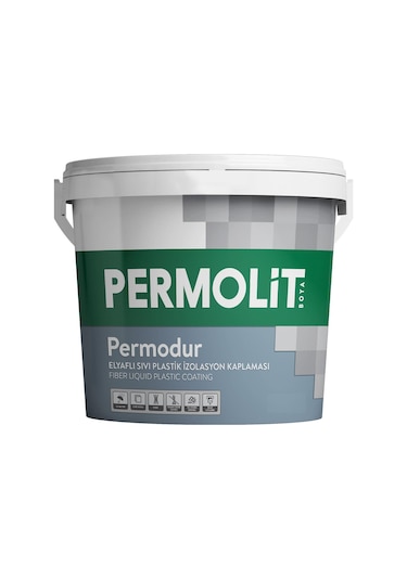 Permolit Permodur Sıvı Plastik İzolasyon Kaplama Elyaflı Beyaz 3.5 Kg.