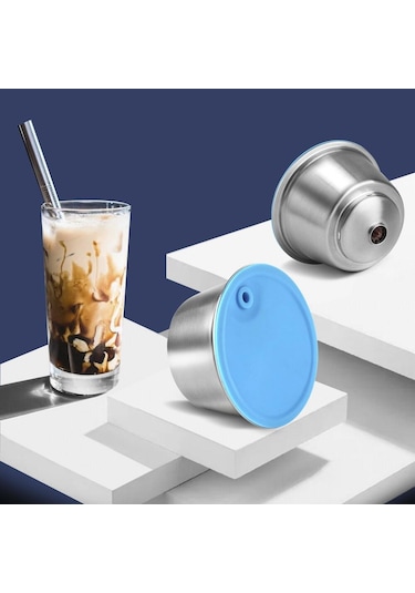 İ Cafilas Yd-d1 Kahve Kapsülü Yeniden Kullanılabilir Paslanmaz Çelik Filtre Bardak Dolce Gusto M Krema Yok Kahve Mk. Aks. 56599658