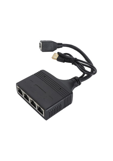 Xindoker Gigabit Rj45 Ethernet Ayırıcı, 1 Giriş 4 Çıkış, 1000mbps Hız, Cat8-cat5e Uyumlu, Sabit Bağlantı, Bilgisayar/modem/tv İçin Ağ Paylaşımı