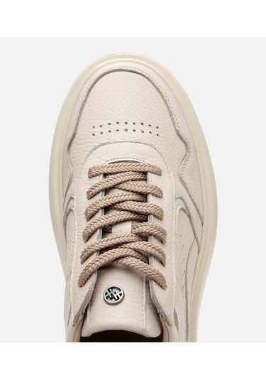 Hotiç Erkek Deri Bej Yüksek Tabanlı Spor Ayakkabı 02ayh305900a310 Bej-beıge Bej