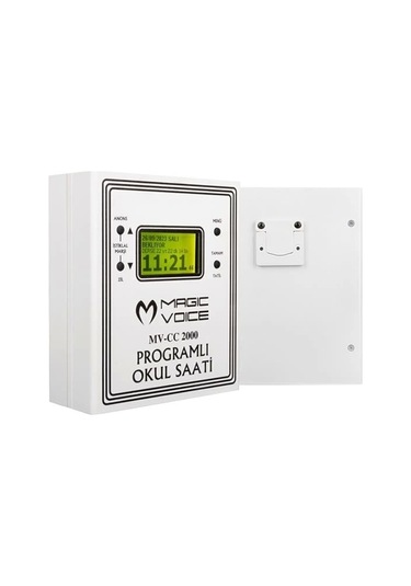 Magicvoice Mv-cc2000 Usb Duvar Tipi Programlı 20 Adet Mp3 Formatı Zil / İstiklal Marşlı Akıllı Dijit