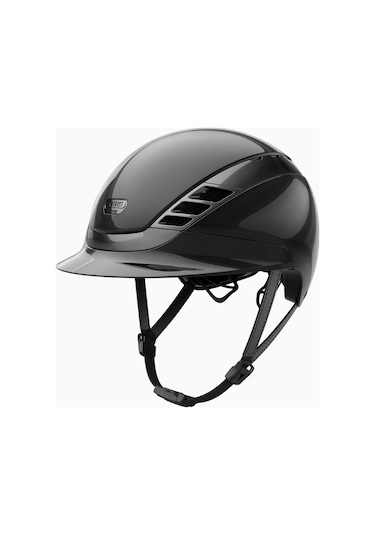 Horze Pikeur Airluxe Chrome Hafif Ve Güvenli Binicilik Kaskı Siyah Parlak