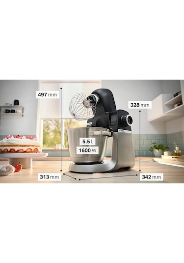 Bosch MUMS6ZS00 1600 W 5.5 LT Mutfak Şefi