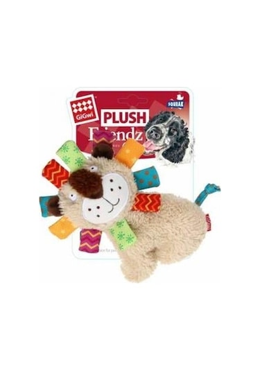 Gigwi Plush Friendz Sesli Aslan Peluş Köpek Oyuncağı M