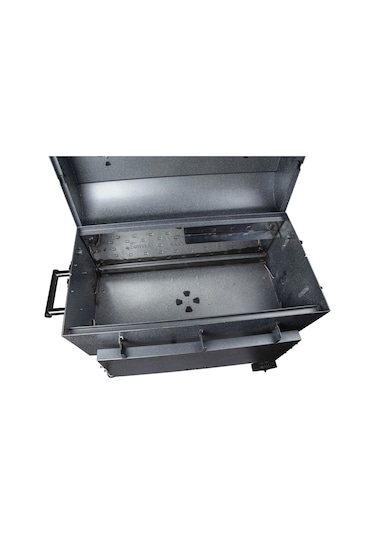 Igrıll Barbekü 1000 Mm Kömürlü Mangal Gri