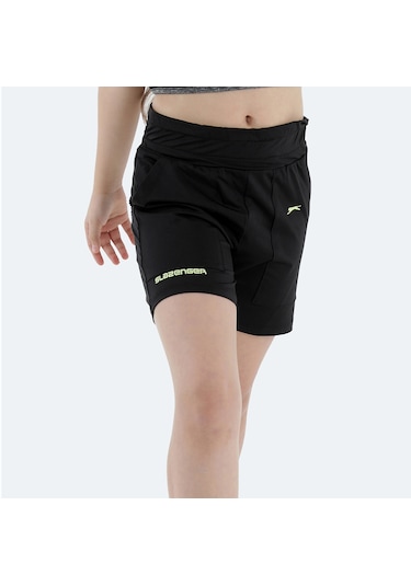Slazenger DEVARAJ IN Kız Çocuk Şort Siyah