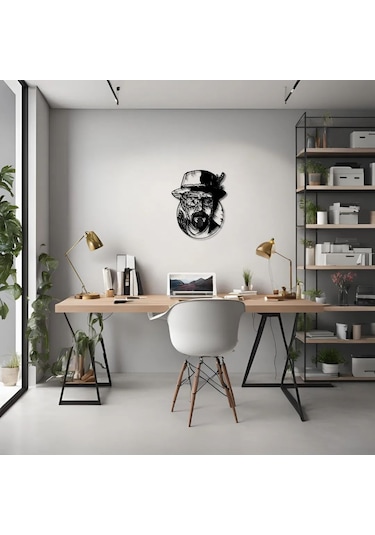 Lazer Kesim Metal Duvar Dekoru Walter White Metal Duvar Tablosu Pop Art
