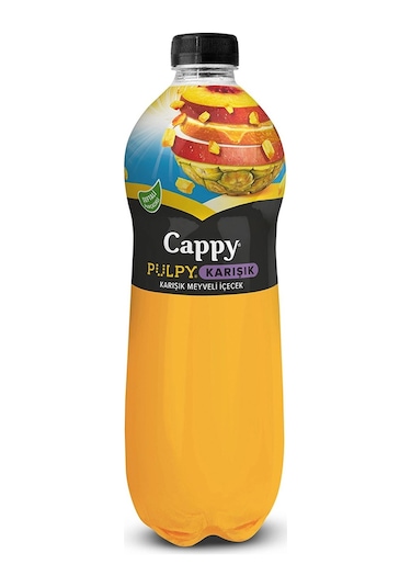 Cappy Pulpy 1 Lt Portakal Ve Karışık 6 Lı Karma Paket