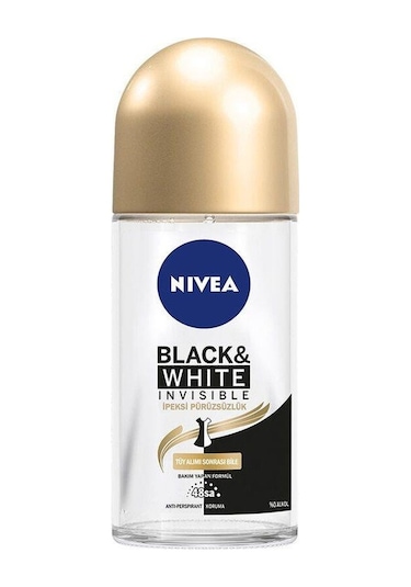Nivea Invisible Black&White İpeksi Pürüzsüzlük Kadın Roll-On Deodorant 50 ML