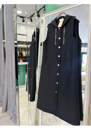 Nurgün Kapitone Yelek - Siyah - 46 Siyah