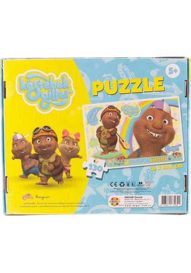 Köstebekgiller 130 Parça Kutulu Puzzle