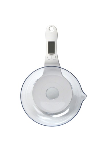 Kosona Mutfak Dijital Terazi 3kg/1g Hassas Sensor, Çıkarılabilir Kase, Birim Dönüşümü, Beyaz Pil Yok Çok Renkli