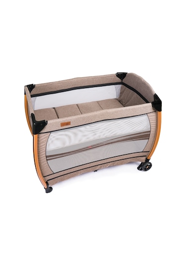 Comfymax Power Park Yatak Oyun Parkı 70x110 - Wood Brown