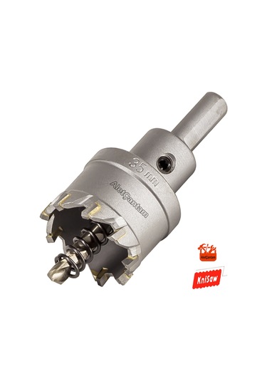 Knisaw Delik Testere 35mm Çap inox Paslanmaz Saca Uygundur