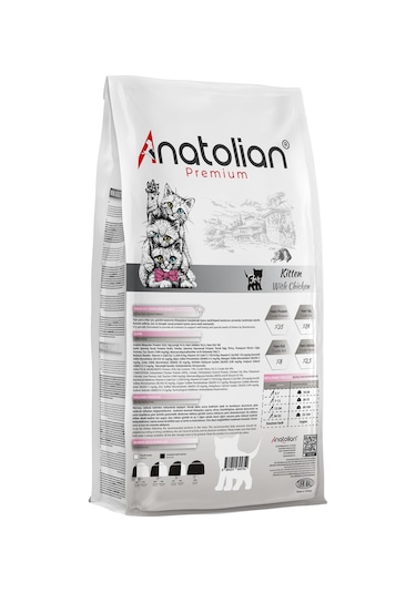 Anatolian Premium Kitten Tavuklu Yavru Kedi Maması 2 x 2 KG