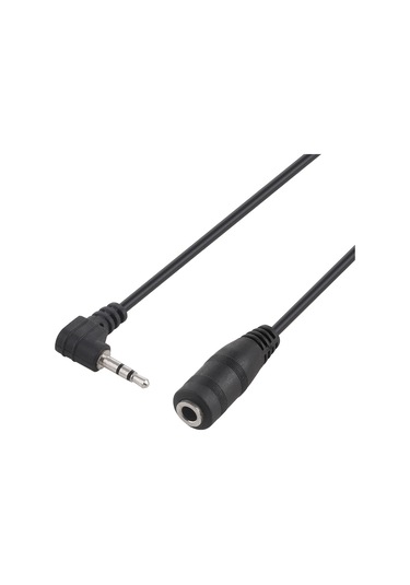 Sones 2,5 Mm Erkek Dirsek - 3,5 Mm Dişi Ses Stereo Dönüştürücü Adaptör Kablosu