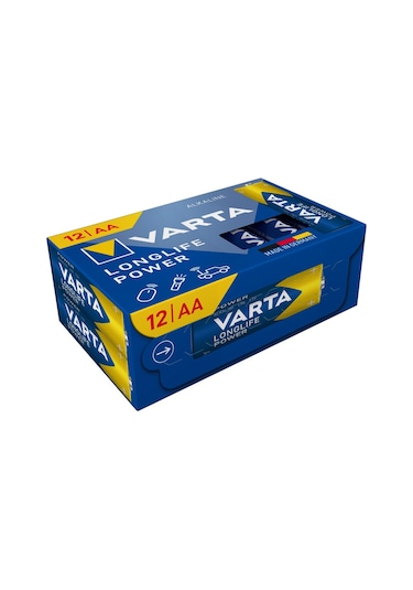 Longlife Power Aa Alkalin Kalem Pil, Lr6, 1,5v, 12'li Paket