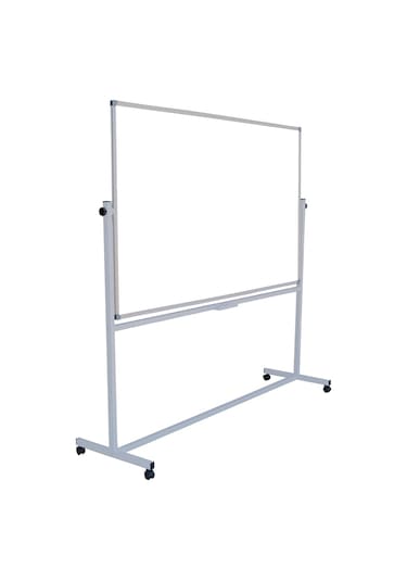 Çift Taraflı Tekerlekli Mobil Yazı Tahtası