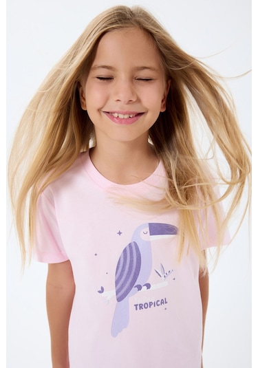 Rolypoly Kız Çocuk Pembe Pijama Takım Pembe