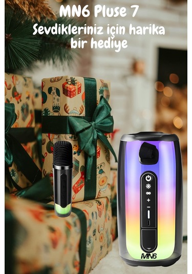Pluse 7 Mikrofonlu Ses Bombası/yankısız Kablosuz Mic/hoparlör/10 Saat Oynatma/1 15 W B5.3 Uyumlu