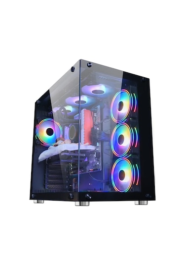 Coldpower Seaview 7X ARGB Temperli Cam 750W 80+ Bronze E-ATX Bilgisayar Kasası