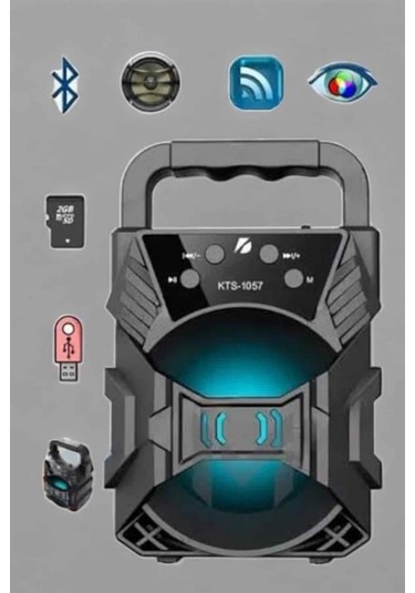 Nrzsnt Yüksek Performanslı Bluetooth Hoparlör Kablosuz Taşınabilir
