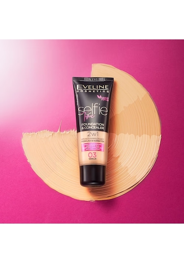 Selfie Time Vegan Fondöten & Concealer 30 Ml Natural