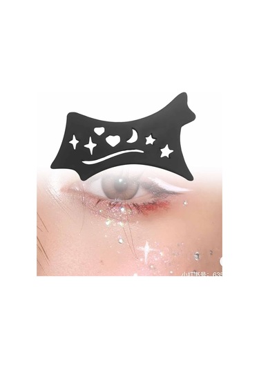 Dolıty Lady Black Için Eyeliner Stencil Çok Amaçlı Siyah Siyah