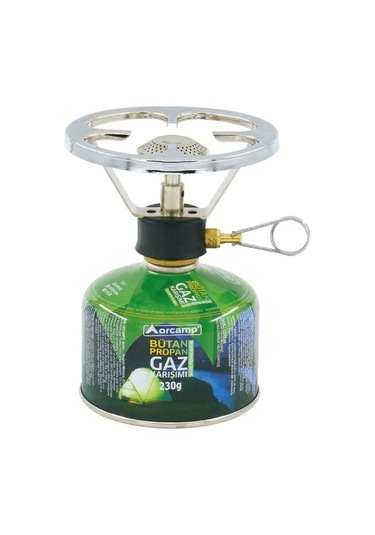 Orcamp Yerli Üretim Kamp Ocak+230 Gr Kartuş Set K-192-230 Gri